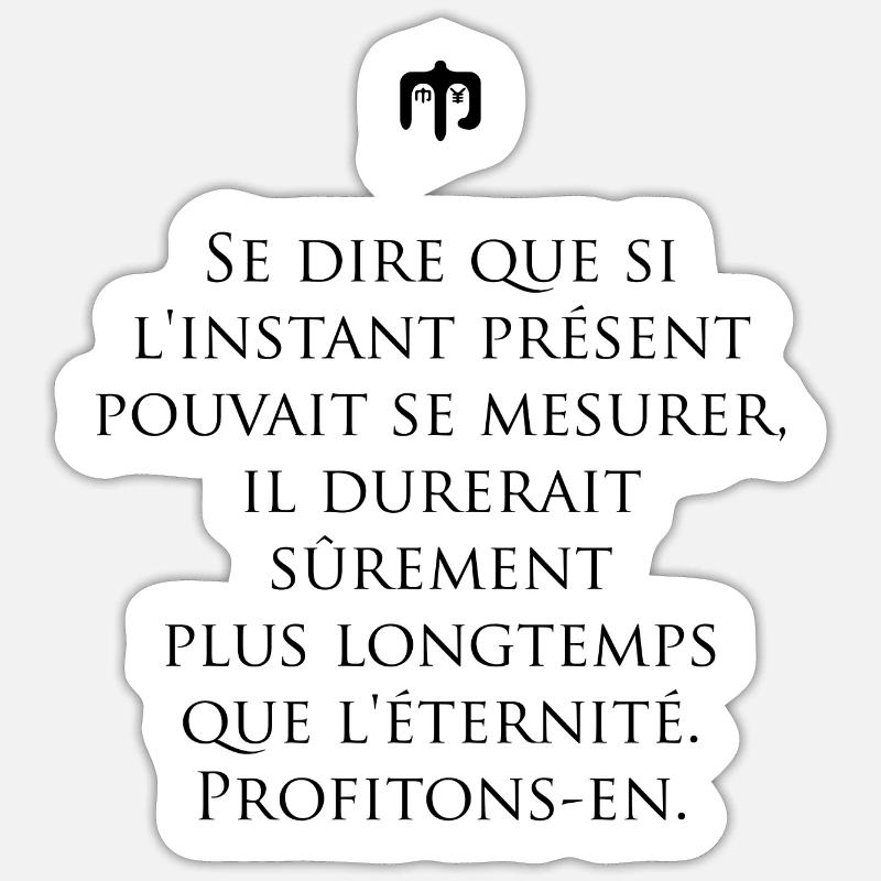 eternite Sticker taille S (10 x 10 cm)