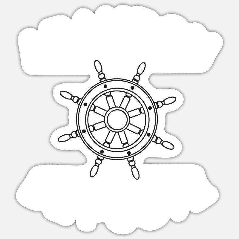 abandon de poste - Sticker taille S (10 x 10 cm) - blanc mat