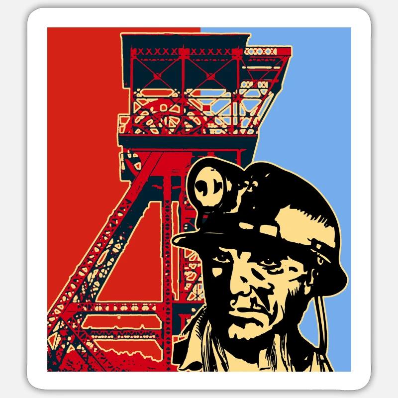 Charbon 2 Sticker taille S (10 x 10 cm)