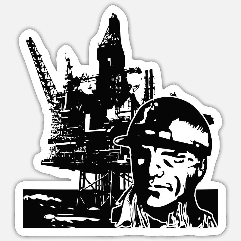 Plattform 2 - Sticker Größe S (10 x 10 cm) - Mattweiß