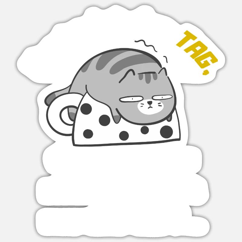 Fun Design - Geschenkidee Sticker Größe S (10 x 10 cm)