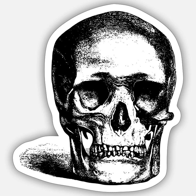 Skull Sticker size S (10 x 10 cm)