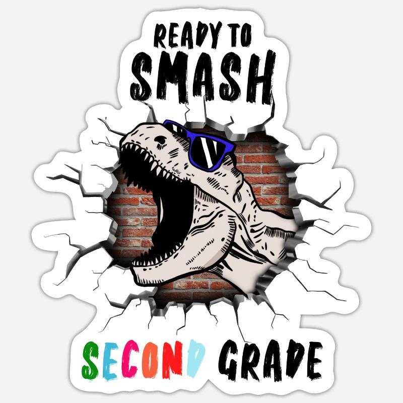 Ready To Smash Second Grade Sticker size S (10 x 10 cm)