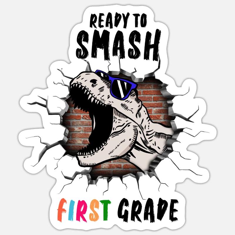 Ready To Smash First Grade Sticker size S (10 x 10 cm)