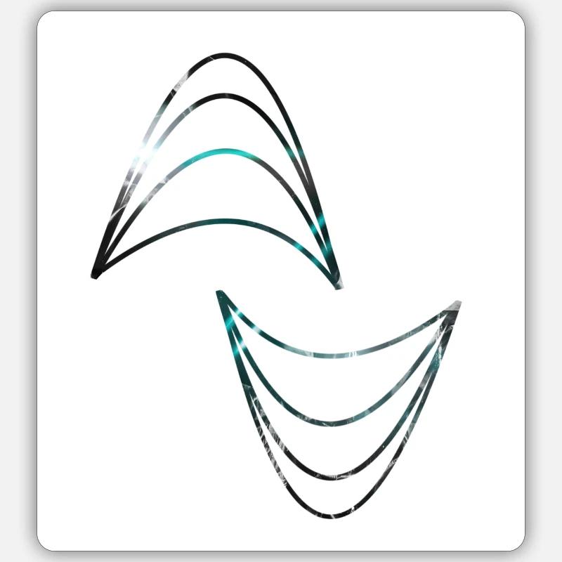 Dynamisch Sticker Größe S (10 x 10 cm)