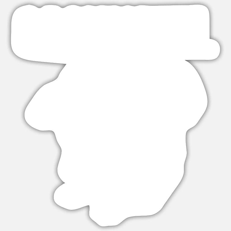 Oachkatzl Eichhörnchen Bayerisch Sticker Größe S (10 x 10 cm)