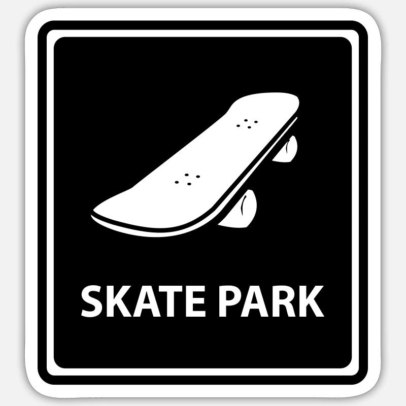 SKATEPARK Sticker Größe S (10 x 10 cm)
