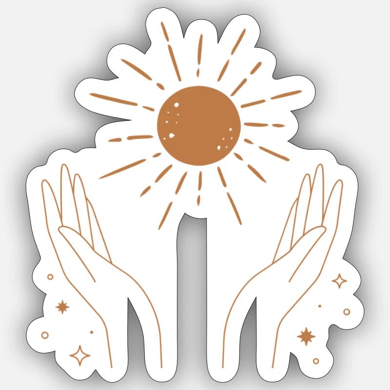 Sunlight - Sticker size S (10 x 10 cm) - white matte