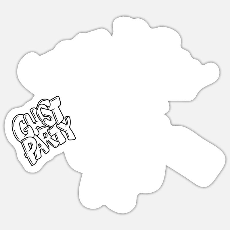 Sticker Größe S (10 x 10 cm) - 
