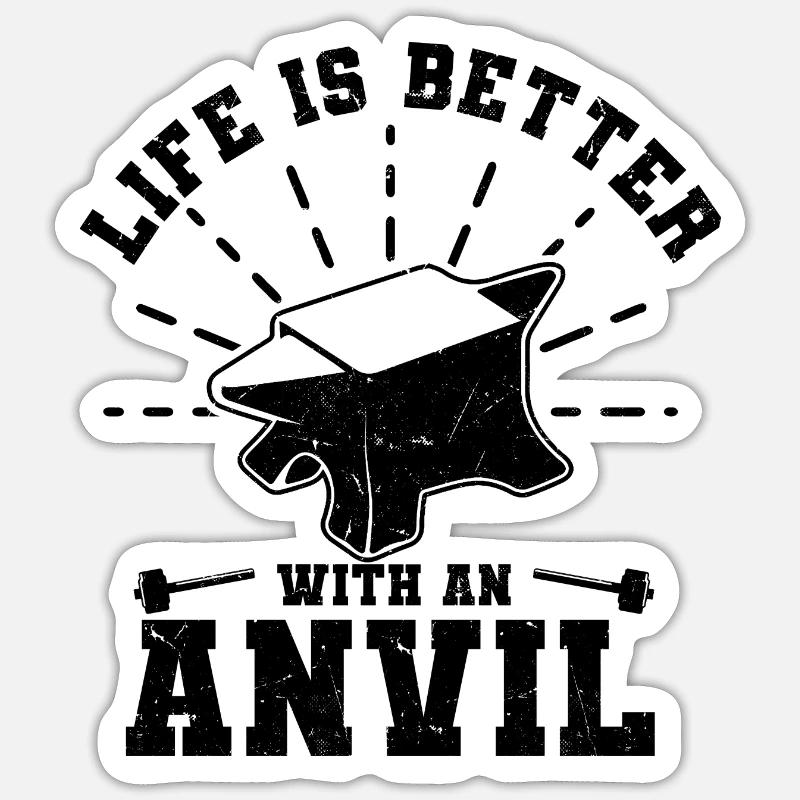 Blacksmith Sticker size S (10 x 10 cm)