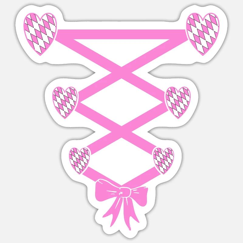 Volksfest Dirndl Replacement Sticker size S (10 x 10 cm)