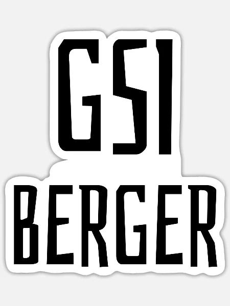 Gsiberger - Sticker Größe S (10 x 10 cm) - Mattweiß