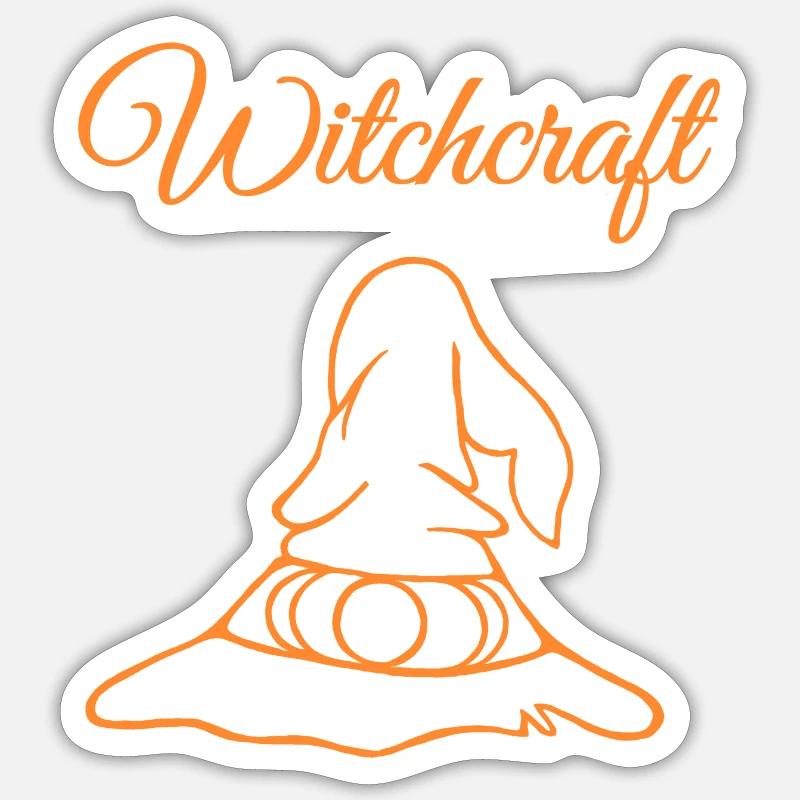Witchcraft - Sticker size S (10 x 10 cm) - white matte