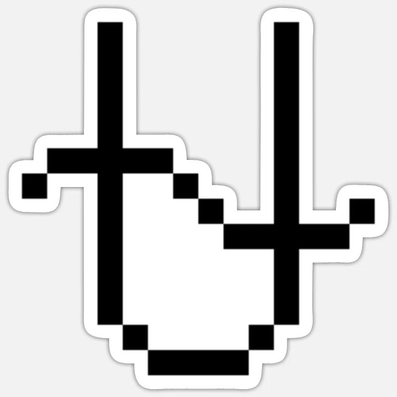 Serpent - Sticker taille S (10 x 10 cm) - blanc mat
