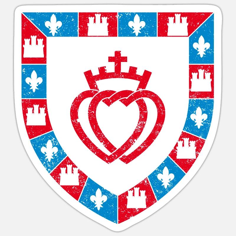Vendée Millésime - Sticker taille S (10 x 10 cm) - blanc mat