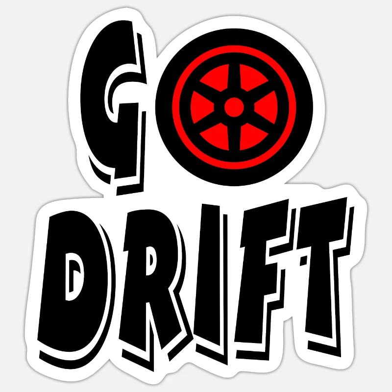 Auto - Sticker Größe S (10 x 10 cm) - Mattweiß