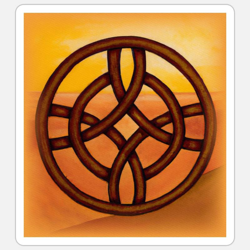 celtic cross Sticker size S (10 x 10 cm)
