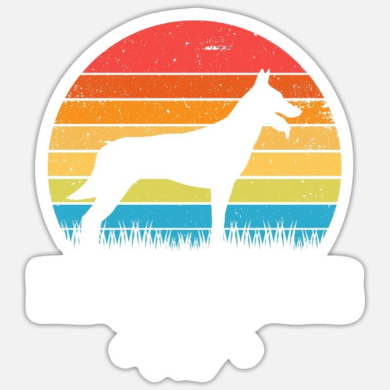 Malinois Belgian Shepherd Sticker size S (10 x 10 cm)