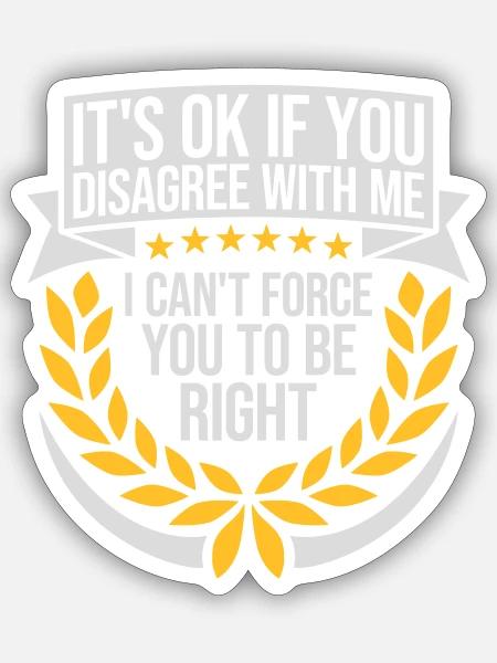  - Sticker size S (10 x 10 cm) - white matte