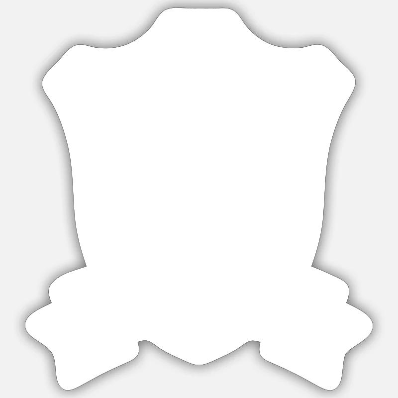 Table tennis Ping pong crest - Sticker size S (10 x 10 cm) - white matte