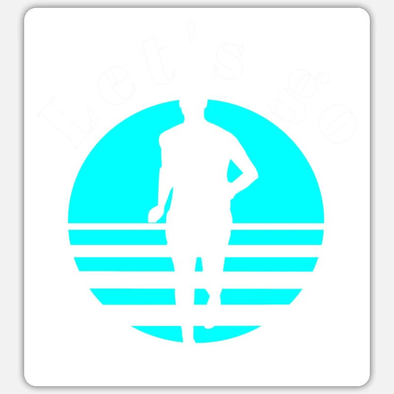 Runner Sticker size S (10 x 10 cm)