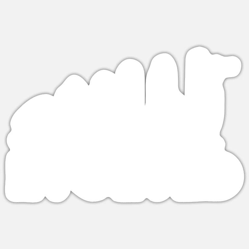 Évolution de la trompette Sticker taille S (10 x 10 cm)