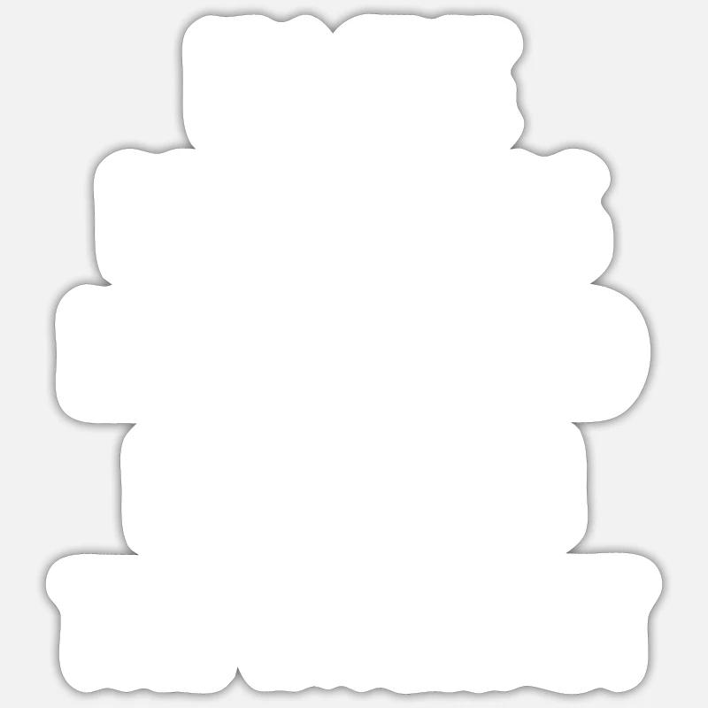 Paar, das sich online getroffen hat Ehemann Ehefra Sticker Größe S (10 x 10 cm)