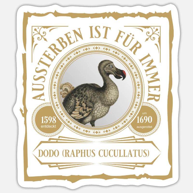 Extinction is forever Sticker size S (10 x 10 cm)