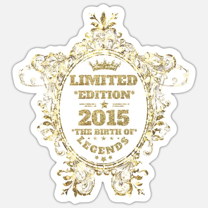 2015 - Sticker taille S (10 x 10 cm) - blanc mat