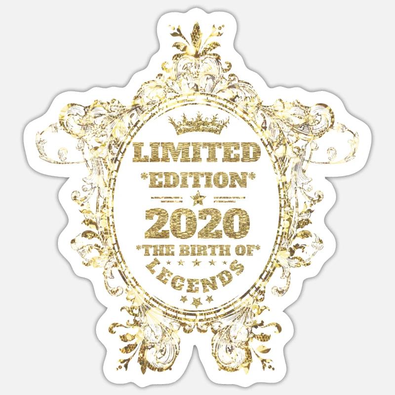 Édition limitée 2020 - Sticker taille S (10 x 10 cm) - blanc mat