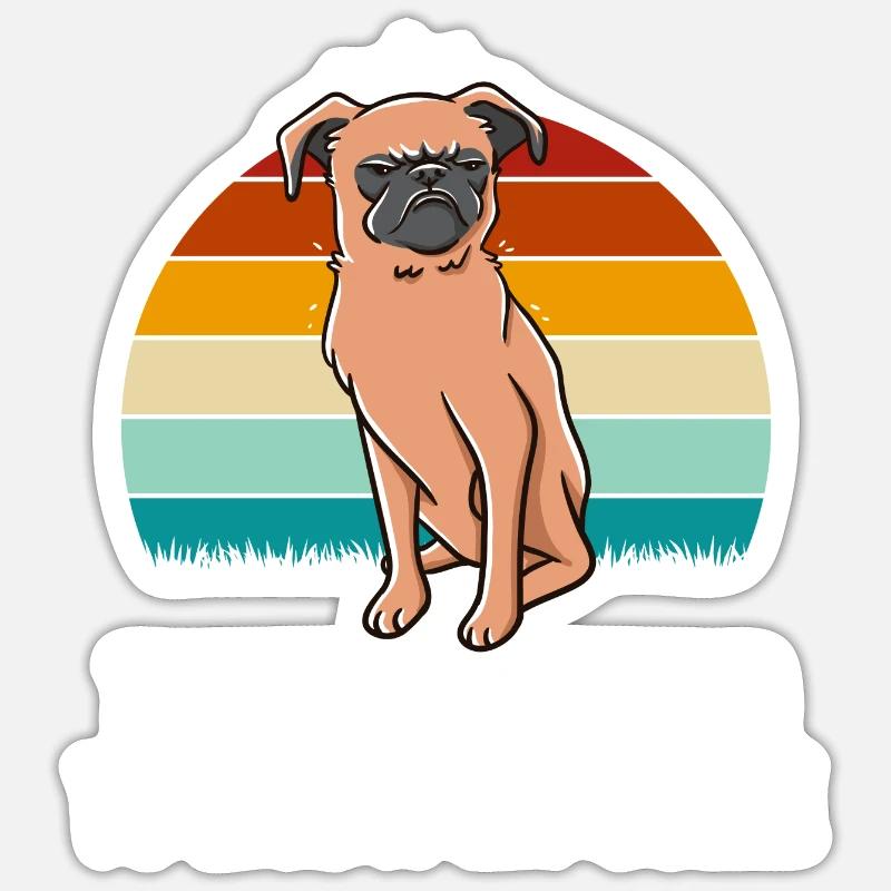 Heute werde ich ihm einen lustigen sarkastischen H - Sticker Größe S (10 x 10 cm) - Mattweiß