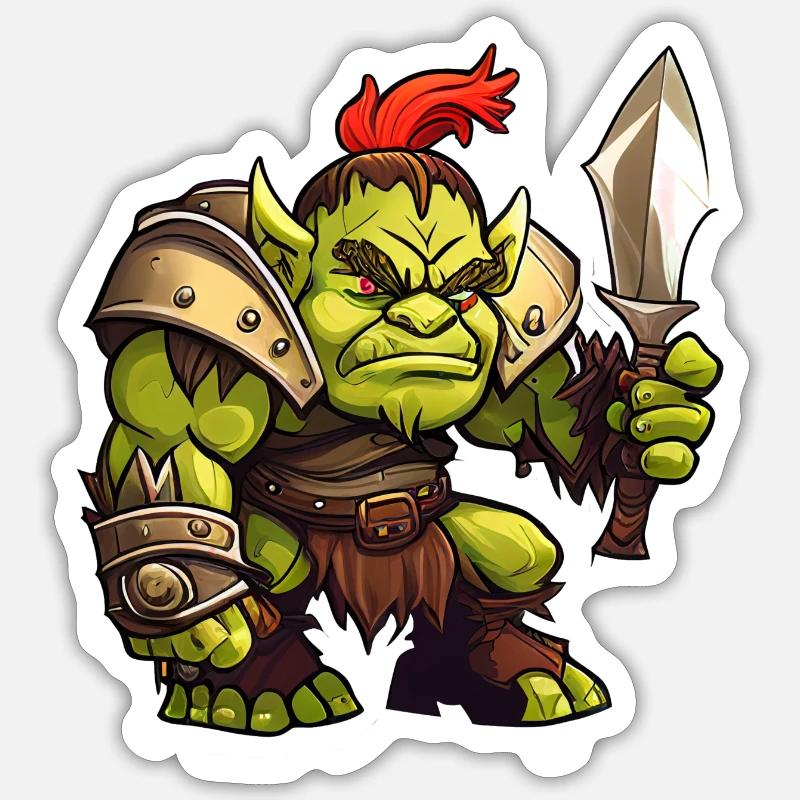 Orc Sticker size S (10 x 10 cm)