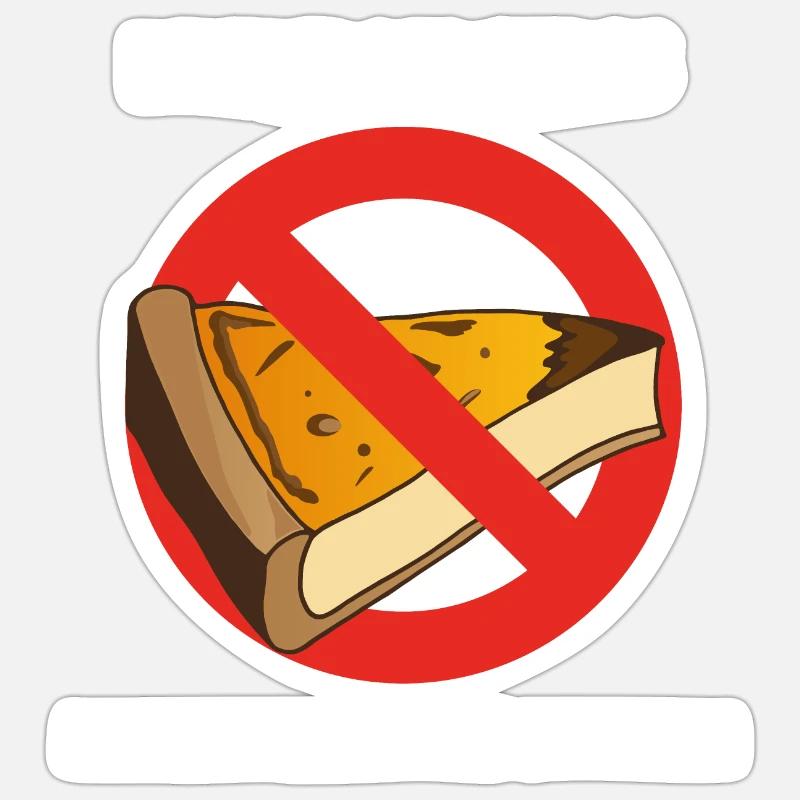 Les Vrais Mecs ne Mangent Pas de Flan-Texte Blanc - Sticker taille S (10 x 10 cm) - blanc mat