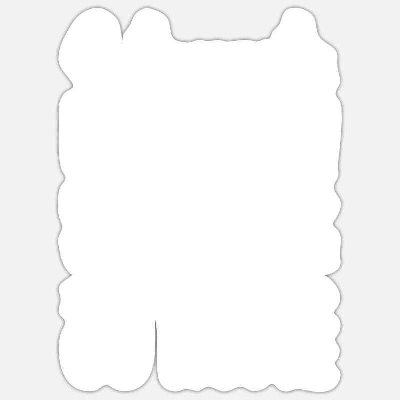 Introverti timide antisocial Sticker taille S (10 x 10 cm)