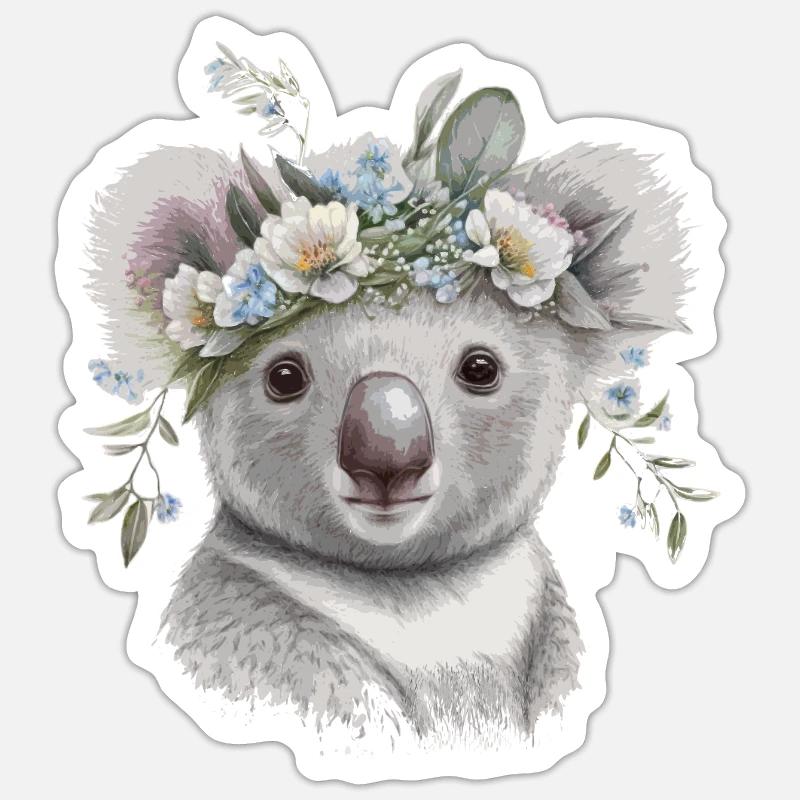 Cute Koala - Sticker size S (10 x 10 cm) - white matte