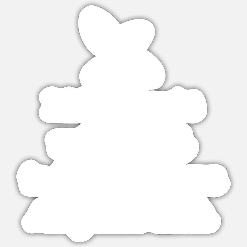 Lusitger Garten Spruch - Sticker Größe S (10 x 10 cm) - Mattweiß