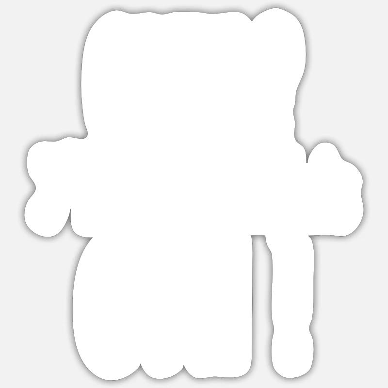 gym ? j'avais compris gin ! Sticker taille S (10 x 10 cm)