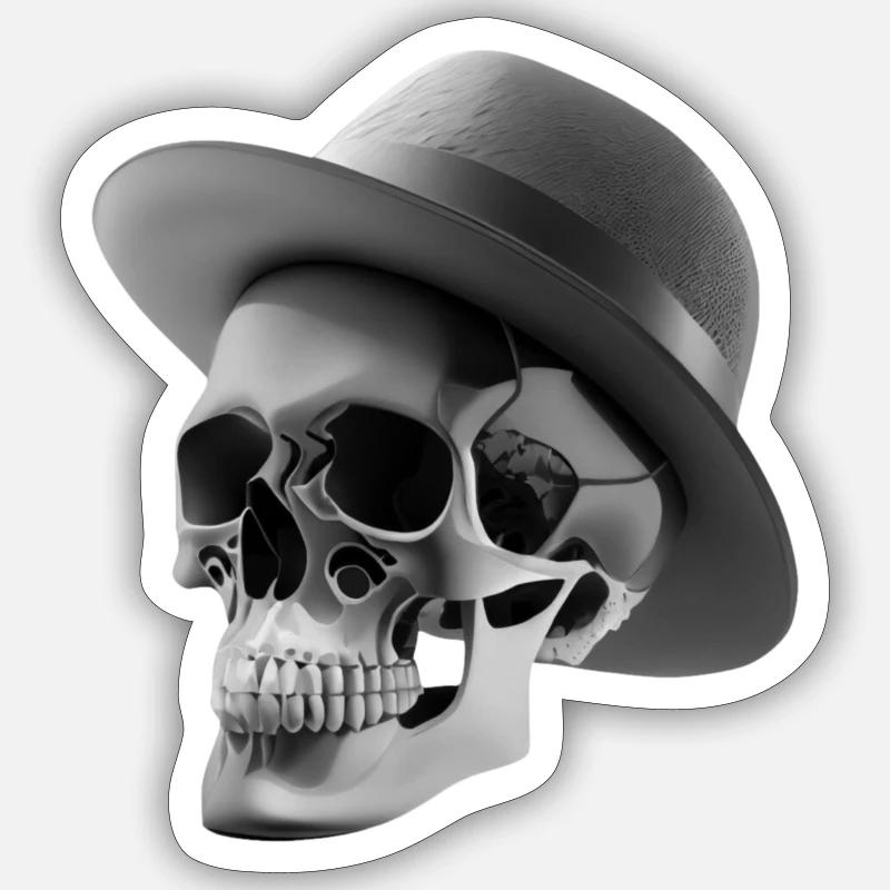 Skull Sticker size S (10 x 10 cm)