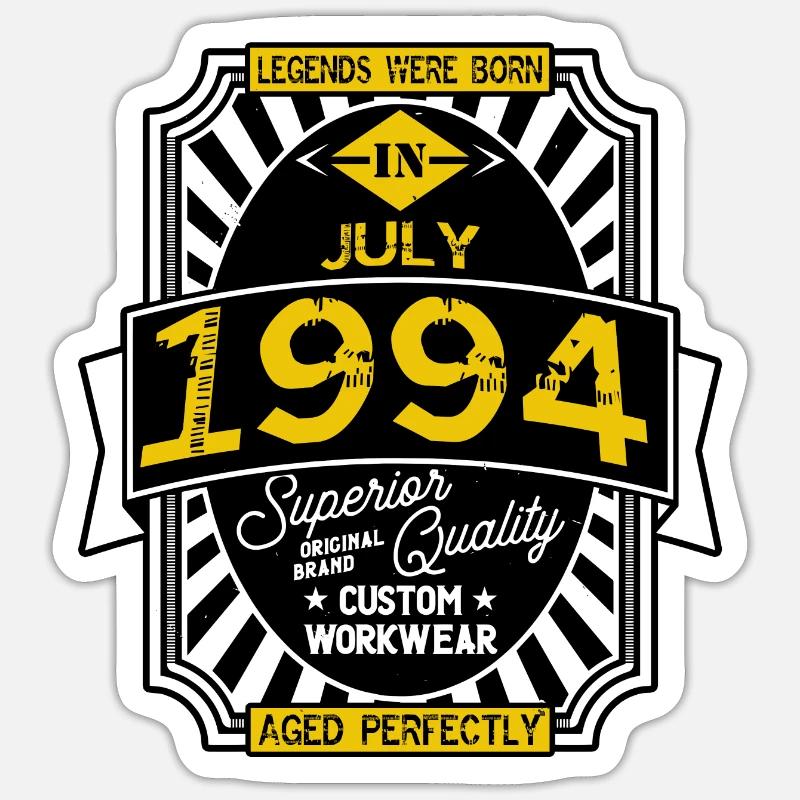 1994 JULI Sticker Größe S (10 x 10 cm)