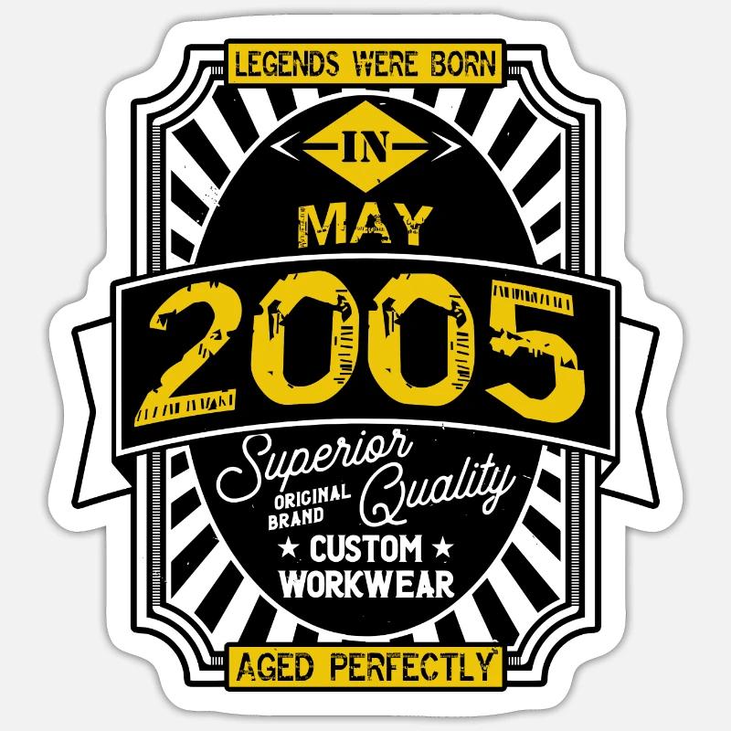 2005 MAI Sticker Größe S (10 x 10 cm)