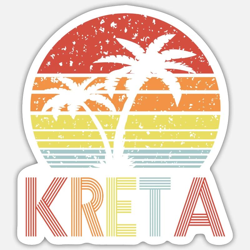Kreta Sticker Größe S (10 x 10 cm)
