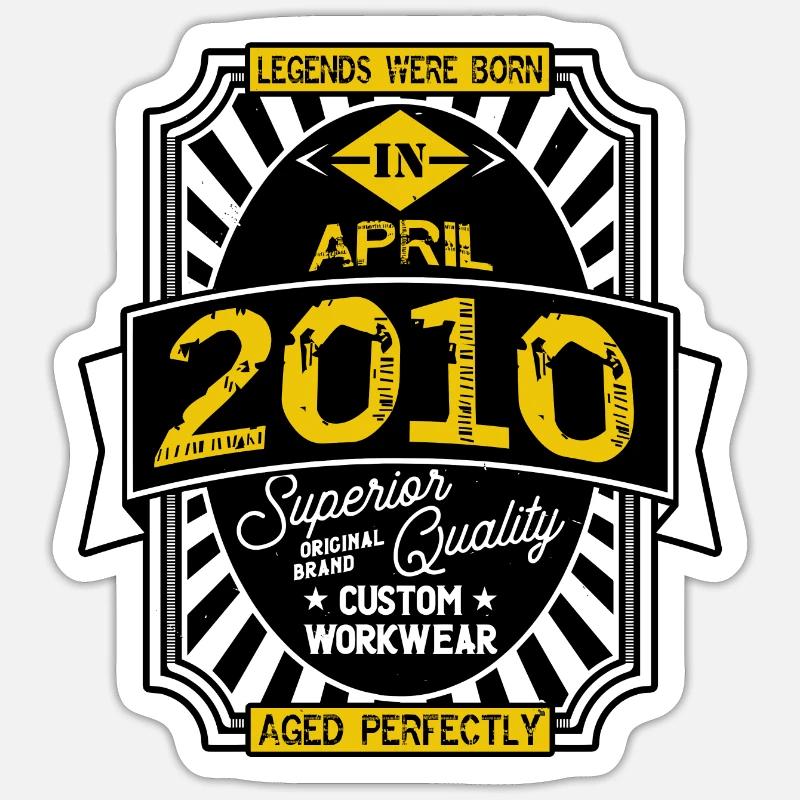 Sticker Größe S (10 x 10 cm) - 