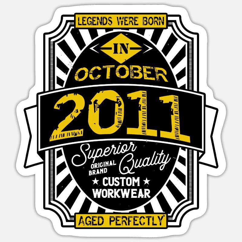 2011 OCTOBER Sticker size S (10 x 10 cm)