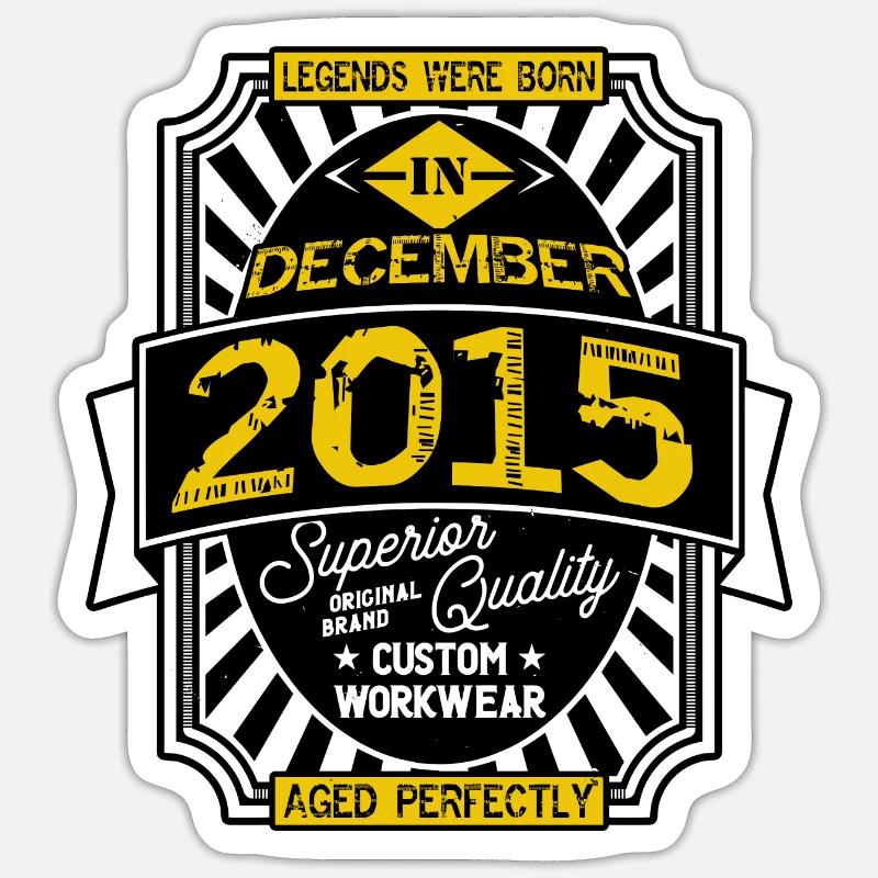 2015 DICEMBRE Sticker formato S (10 x 10 cm)