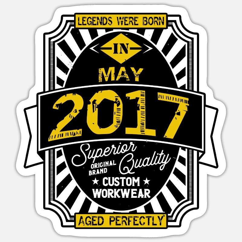 2017 MAY Sticker size S (10 x 10 cm)