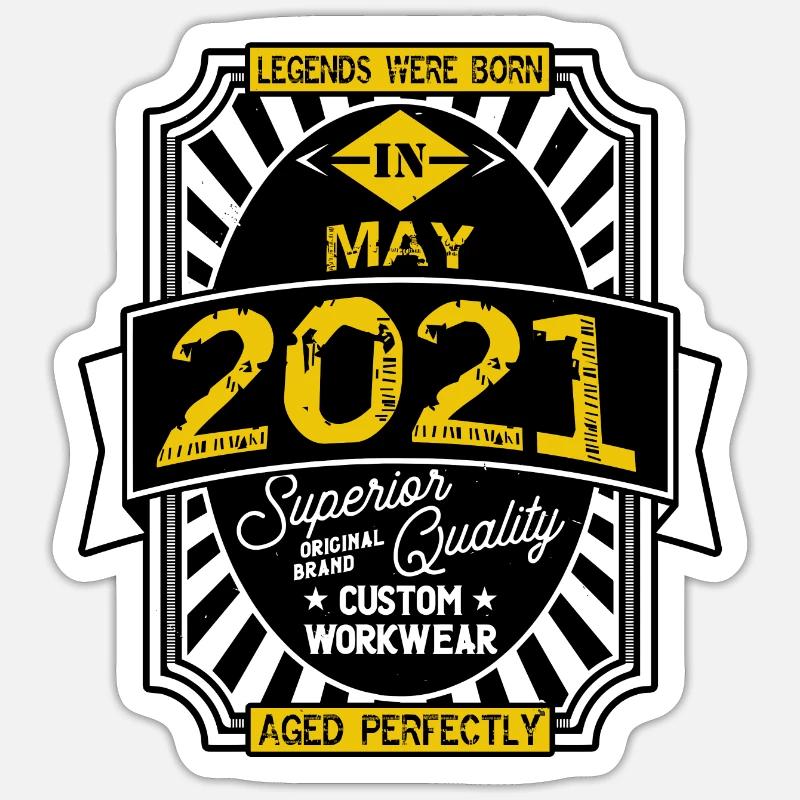 2021 MAY Sticker size S (10 x 10 cm)