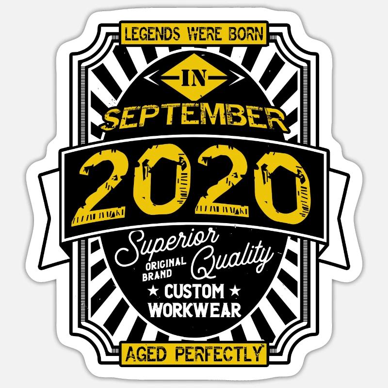2020 SEPTEMBER Sticker size S (10 x 10 cm)