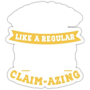 Assurance Maman Comme une maman ordinaire Mais plus - Sticker taille S (10 x 10 cm) - blanc mat - Devant