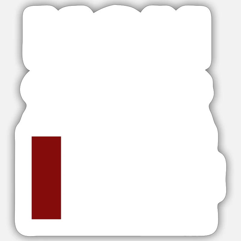 Maman de 2 enfants - Sticker taille S (10 x 10 cm) - blanc mat