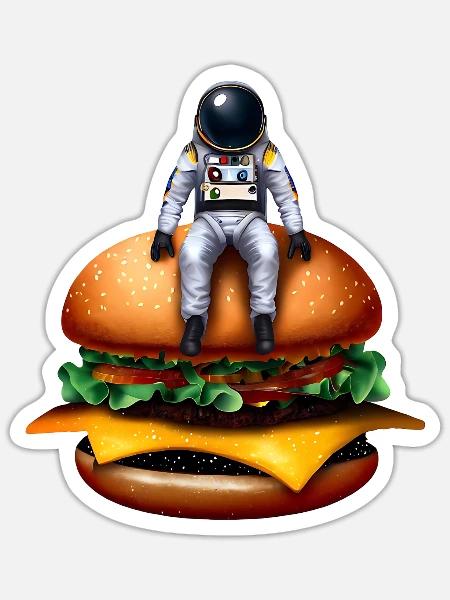  - Sticker size S (10 x 10 cm) - white matte